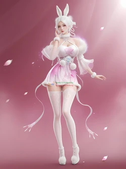 [AI Generated]永劫无间-顾清寒-玄霜玉兔