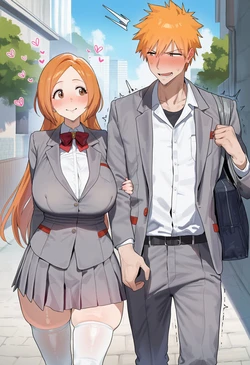 ShineArt - Inoue Orihime x BBC (Uncensored) [AI Generated]