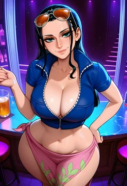 DreamcoreArt - Set 1527 - Nico Robin BWC (Mega Set) (Patreon) (AI Generated)