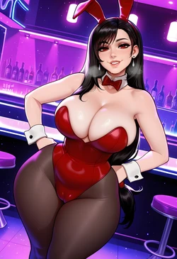 DreamcoreArt - Set 1503 - Tifa Lockhart BWC (Mega Set) (Patreon) (AI Generated)