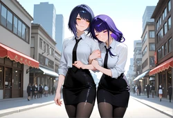 [The_Chef] Raiden Shogun x Kujou Sara [AI Generated]