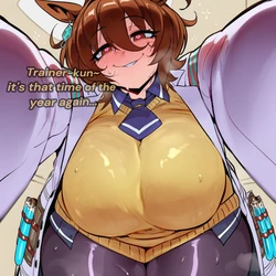 ( NobodAI/ @Nobodysslop ) Agnes Tachyon Heat Season [ AI Generated ]