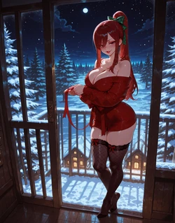 Erza Scarlet (Christmas) Noctorella [AI Generated]