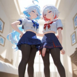 [Silver Turtle] Furina x Topaz Bonus Content 1 [AI Generated]