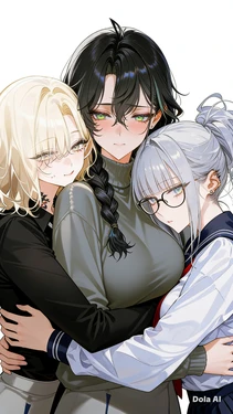Sensei Can't Choose: My Two Obsessive Students [AI Generated]
