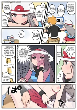 [Enoki] Onabare Shichatta Leaf-chan ga Green ni Oshioki Sareru Manga | Un manga sobre Leaf-chan siendo sorprendida masturbándose y siendo castigada por Green (Pokémon) [Spanish] [Traducciones necesarias] [Digital]