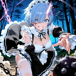 [AI Generated] 鬼ごっこ – レム (Re:Zero)