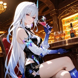 [AI Generated] バーテンダースカーク お持ち帰り