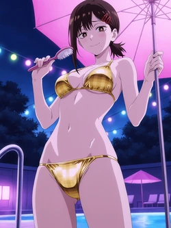 [Kurohime] 東山コベニ（ナイトプール）[AI Generated]