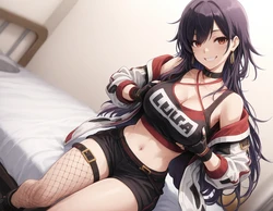 [Domino] Vtuber LuicA x Wolf Original Patreon DL [AI Generated]