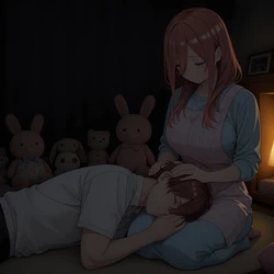 OmegaTest 20260508 中野三玖 Miku Nakano 五等分の花嫁 The Quintessential Quintuplets (Gotoubun no Hanayome) no r18  [Ai Generated]