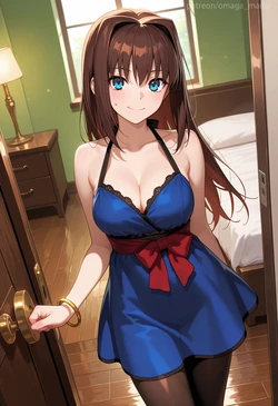 [AI_Omaga] Aoko Aozaki (Witch on the Holy Night) [AI Generated]