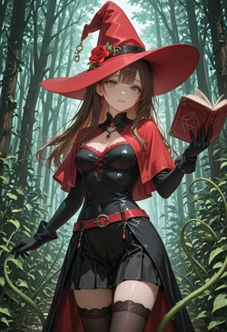 [BIGDIR][Patreon] Liz - Love magic apprentice -Chapter 2 - Magical Forest - Tentacles of the deep woods [AI Generated]