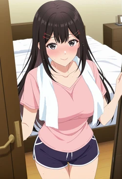 [AI_Omaga] Rion Enomoto (Danjo no Yuujou wa Seiritsu Suru?) [AI Generated]