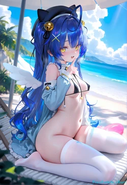 [white album] 泳装阿喵喵 [AI Generated]