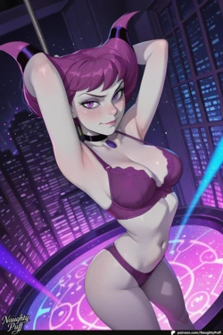 [NaughtyPuff] 💜 Jinx | DC Universe – Neon Mayhem & Mischief [AI Generated]