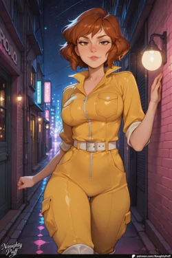 [NaughtyPuff] 🟧 April O’Neil – Nights in the City [AI Generated]