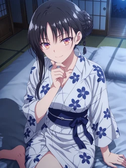 [Kurohime] 堀北鈴音（浴衣）[AI Generated]