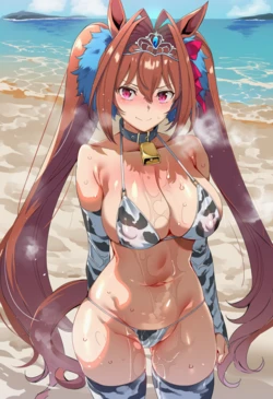 [コクオウ] 牛柄ビキニ ダスカ[AI Generated]