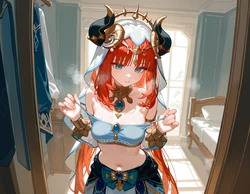 [Cornelia_winterhowl] Nilou x Alhacen - Bath (Patreon) [AI Generated]