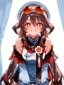 [Cornelia_winterhowl] Hutao x Aether (Patreon) [AI Generated]