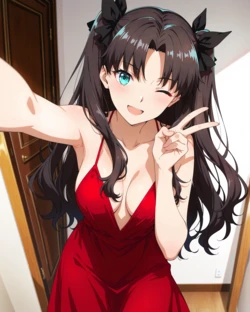 [Kinzuia_chan] Rin Tohsaka from Fate Stay Night [AI Generated]