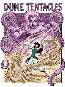 Aladdin x Little Mermaid - Dune Tentacles [AI GENERATED]
