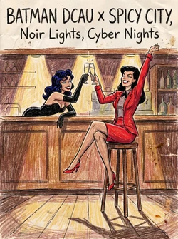 Batman DCAU x Spicy City - Noir Lights & Cyber Nights [AI GENERATED]