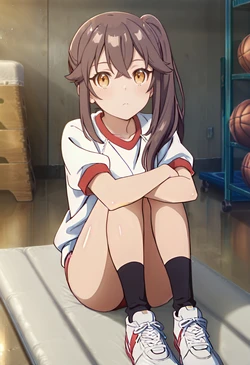 お隣さん黒須ちゃんブルマでふたりエッチ [AI Generated]