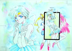 sailor moon art compilation