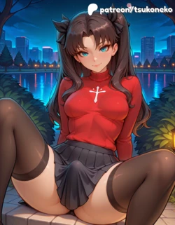 [TsukoNeko] Rin Tohsaka (Fate/stay night) [AI Generated]