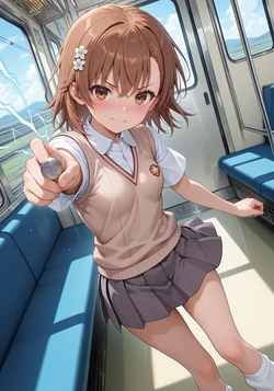 [prprbecause] Misaka Mikoto (A Certain Scientific Railgun) [AI Generated]