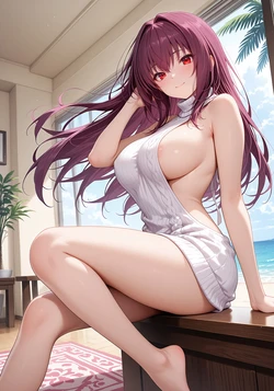 [prprbecause] Scathach (Fate) [AI Generated]