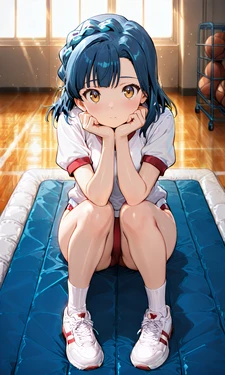 七尾百合子ちゃんのブルマえっち [AI Generated]