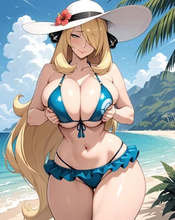 [Konoha Waifus] Cynthia [AI Generated]