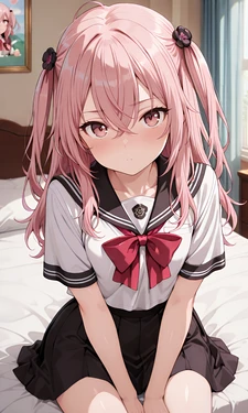 乾紗寿叶ちゃんの一人えっち [AI Generated]