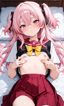 乾紗寿叶ちゃん愛撫で性的絶頂 [AI Generated]