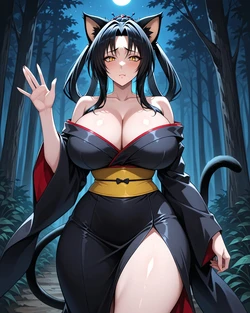 [Konoha Waifus] Kuroka [AI Generated]