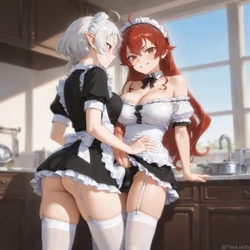 [Silver Turtle] Sylphiette x Eris 1 [AI Generated]