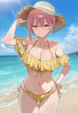 [Patreon] (Milk Tooth) Ichika Nakano Beach (AI Generated)