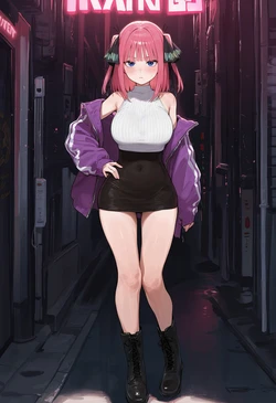 [Patreon] (Milk Tooth) Nino Nakano Back Alley (AI Generated)