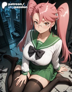 [SkyPassion] Saya Takagi (Highschool of the Dead) [AI Generated]