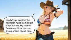 Summer with a cowgirl [AI Generated]