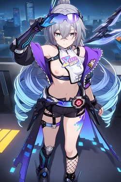[Nyxelune] 銀狼Silver wolf Lv.999 [AI generated]