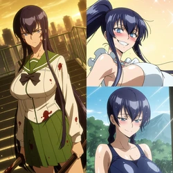 CG : Busujima Saeko (Highschool of The Dead) [AI Generated]