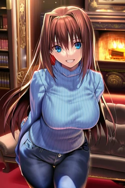 [ベル] [bell_ai_art] Mahou Tsukai no Yoru - Aozaki Aoko [AI Generated]