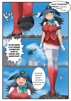 [CalmBlue (Poteba)] Kyodai Ryokoubato-san Okiraku Juurin | Giant Passenger Pigeon’s Carefree Rampage (Kemono Friends) (Tenshin Ranman Gigantic 9th) [English] [Digital]