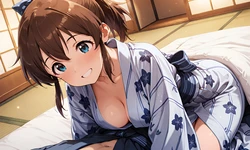 佐竹美奈子ちゃんプロデューサーと営業先の旅館でえっち [AI Generated]