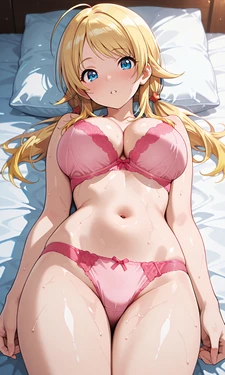 八宮めぐるちゃんピンクブラでえっちする [AI Generated]