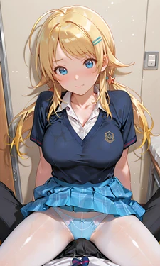 八宮めぐるのふたりエッチ [AI Generated]